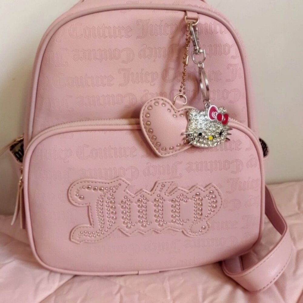 Juicy couture mini backpack pink New
